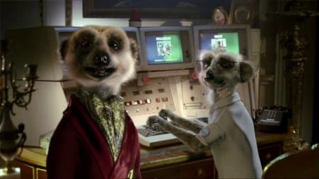 Alexandr and Oleg of meerkat tv advert comparethemarket