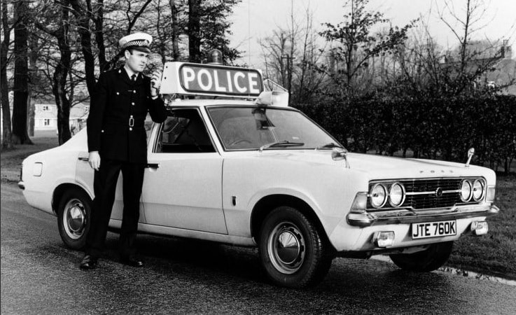 Ford cortina police car