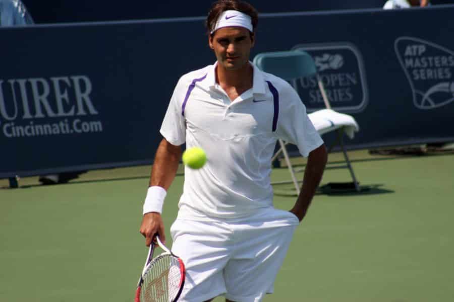 new balls please roger federer