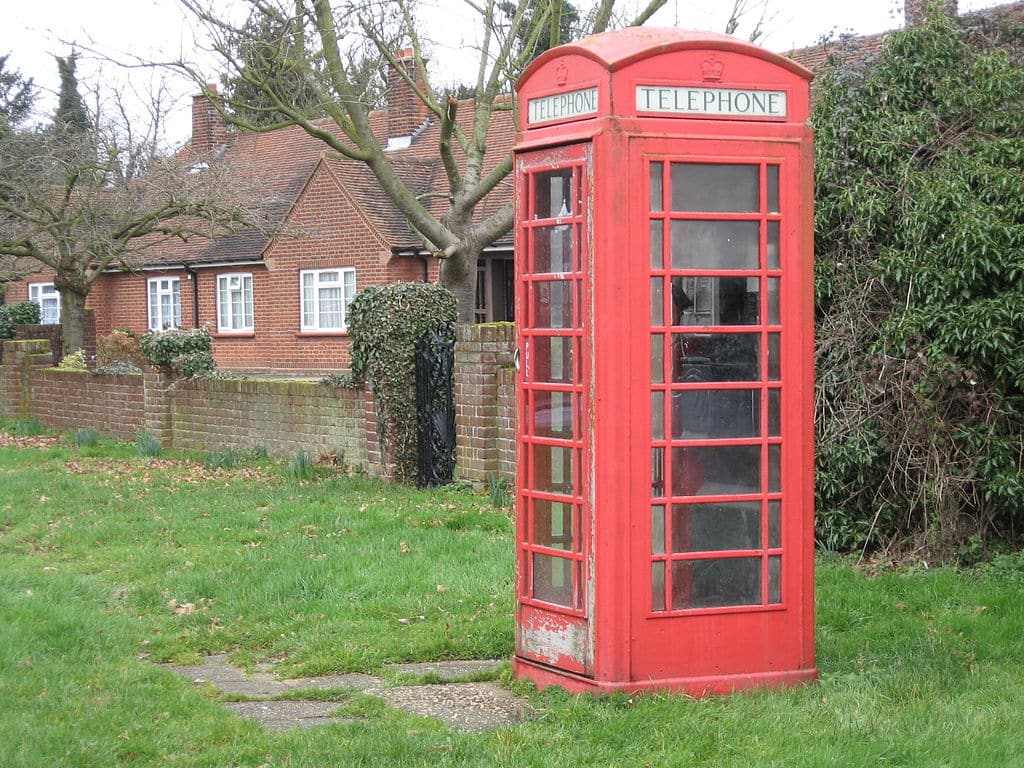 Red phone box