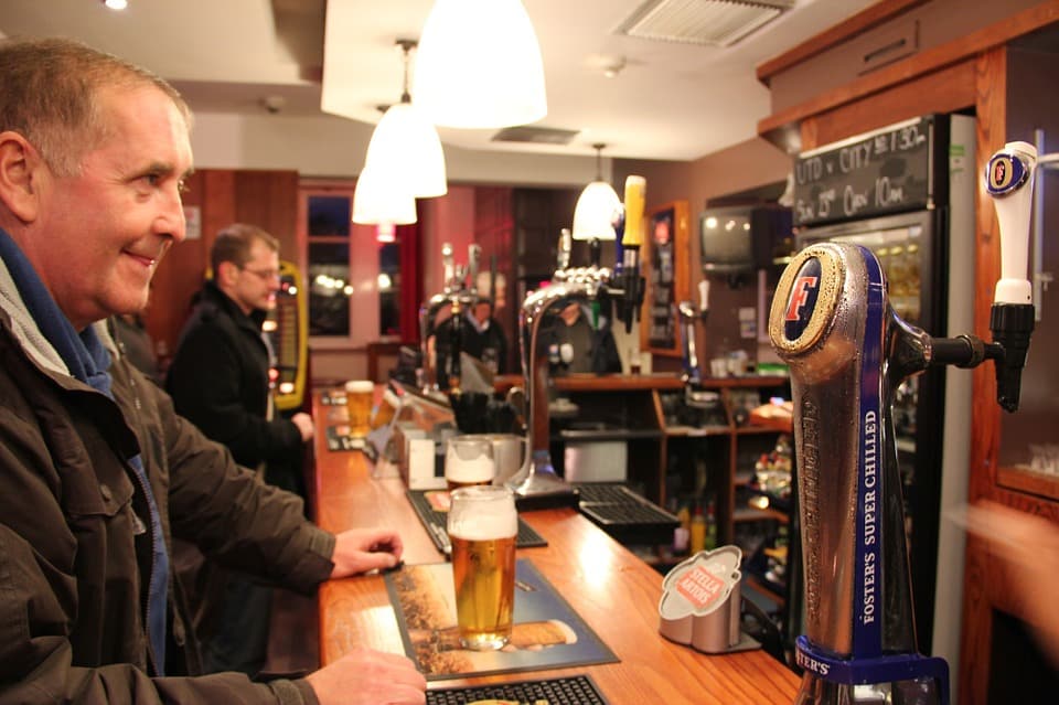 Blokes down the pub