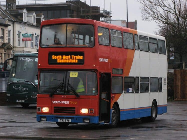 Rail replacement bus service