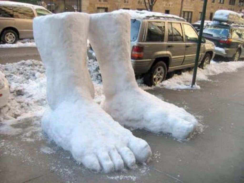 Two feet of snow