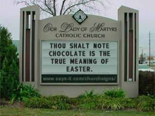 Easter should be all about chocolate, says bishop