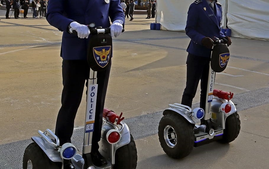 Police Segways Axed After Officer Crashes Into Debenhams