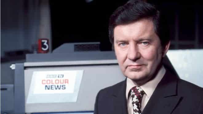 BBC news reader Richard Baker