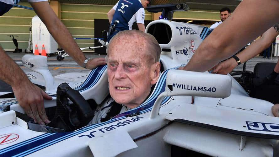 Prince Philip joins Williams F1 team