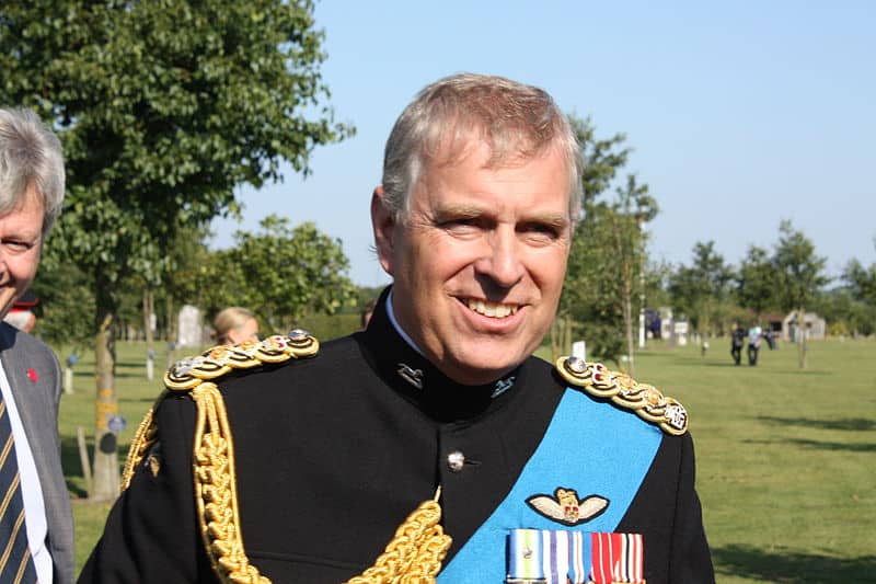 Prince Andrew promotion