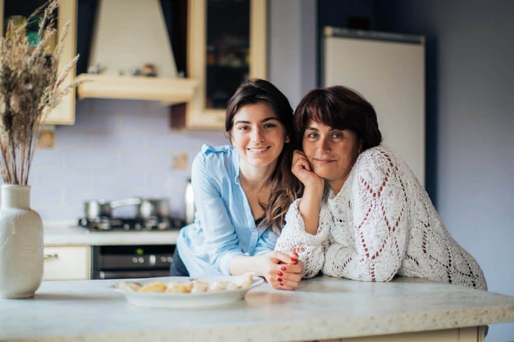 Lorraine Fisher and her mum Jane