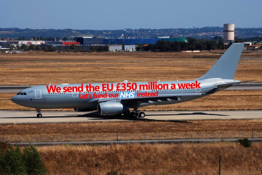 Boris Johnson plane paint job anger