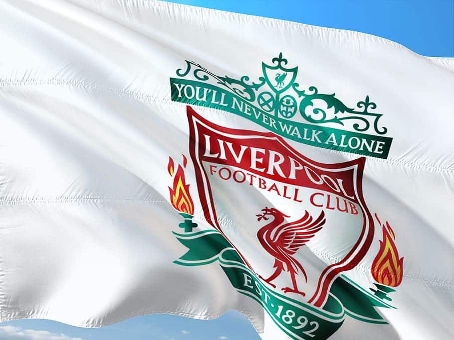 Liverpool football flag