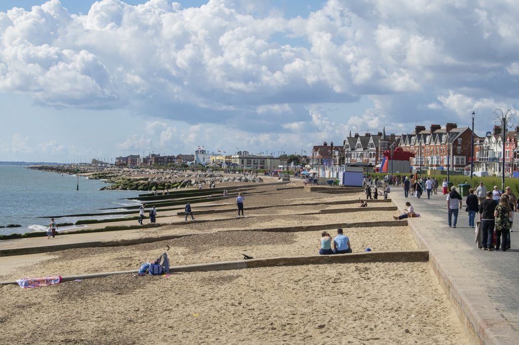 topless sunbathing at Felixstowe beach