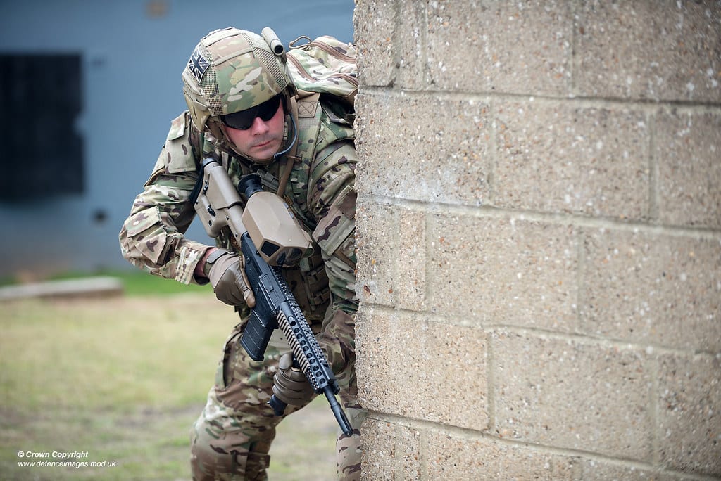 British soldiers taking on COVIDIOTS