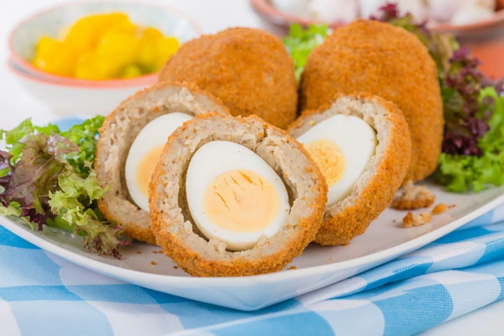 Scotch eggs are a substantive meal