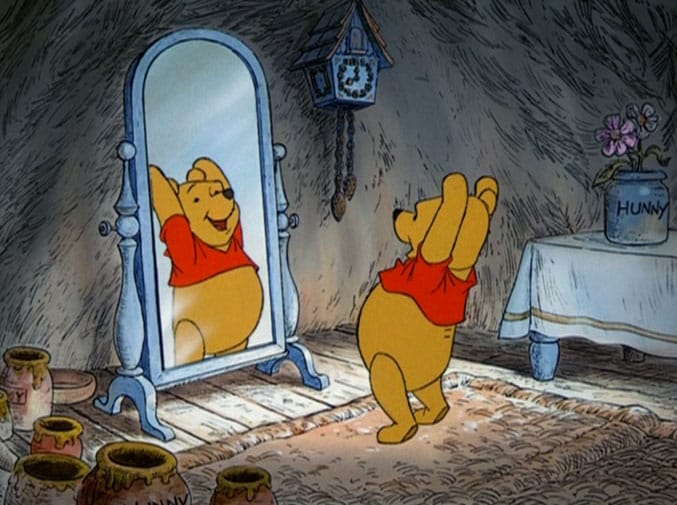 Let it all hang out: Winnie the Pooh with no pants or trousers