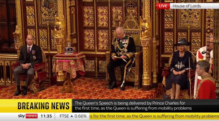 Prince Andrew deported to Rwanda, according to Queen’s Speech
