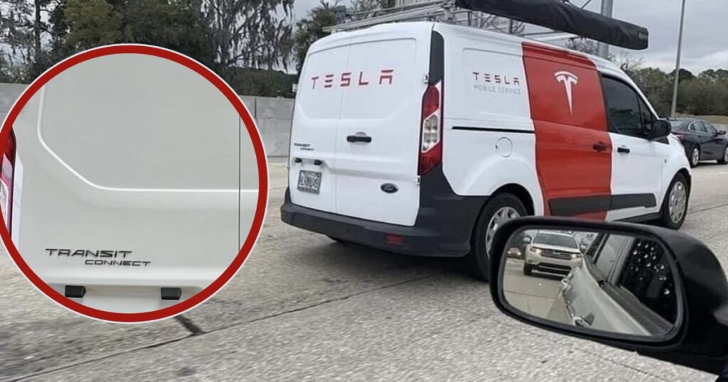 Tesla service van