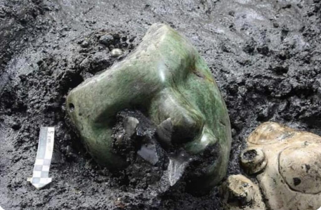 A Suffolk native 2000 year old stone mask found in Mexico