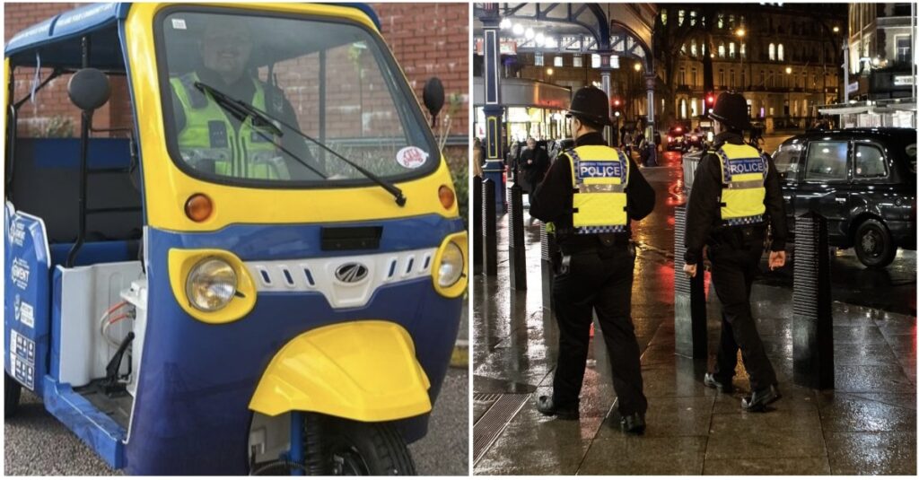 UK Police unveil crime-fighting Tuk Tuks