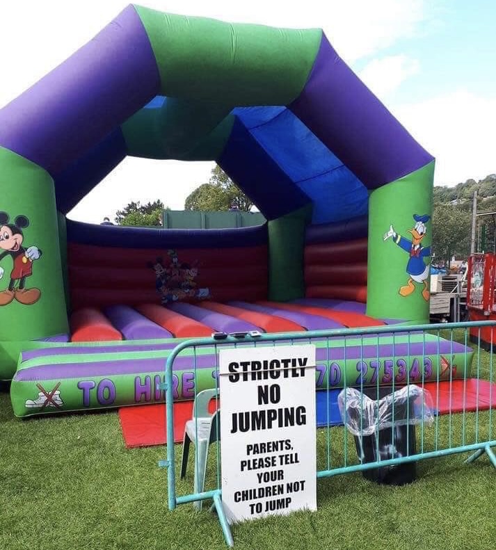 No Pumping and No Jumping on Pornofruit’s Bouncy Castle