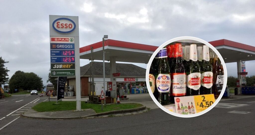 Old-looking-man refused booze at Esso