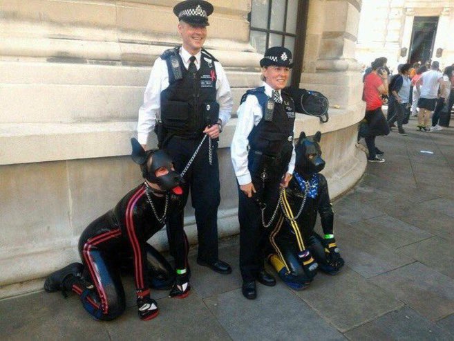 Suffolk Police do it doggie style