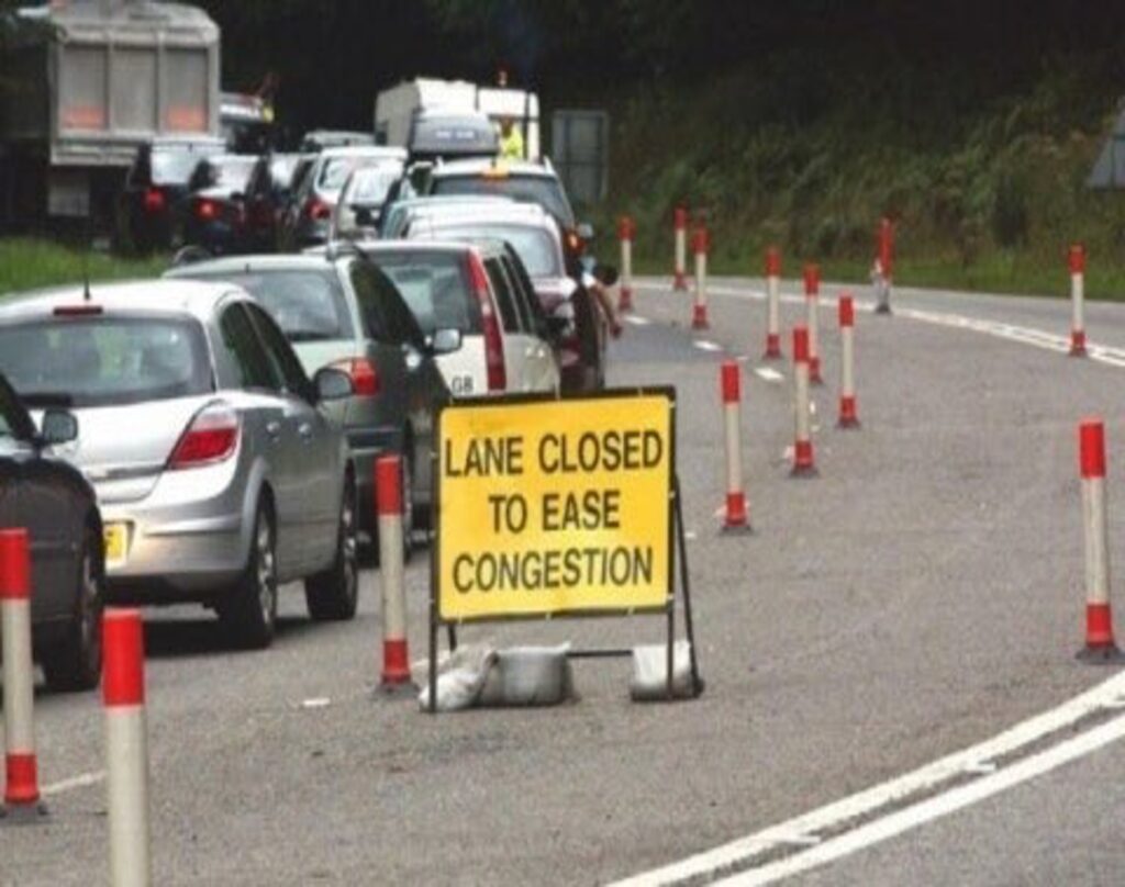 A134 near Nowton Park closed due to congestion