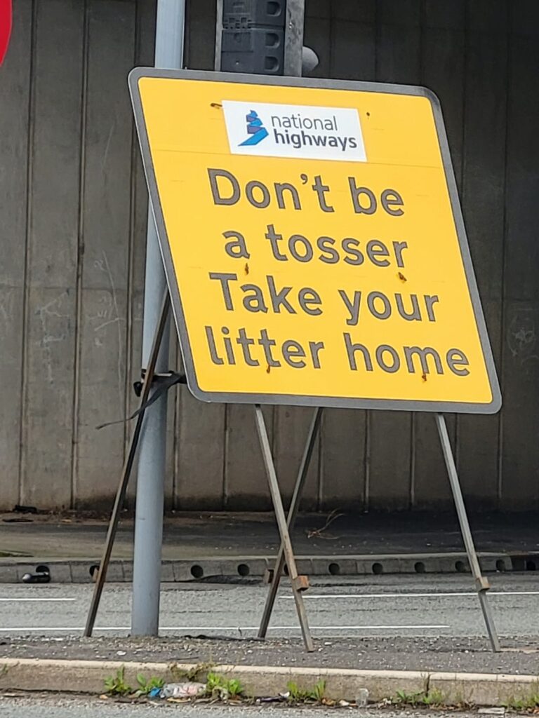 Tossers warned - Keep Britain tidy