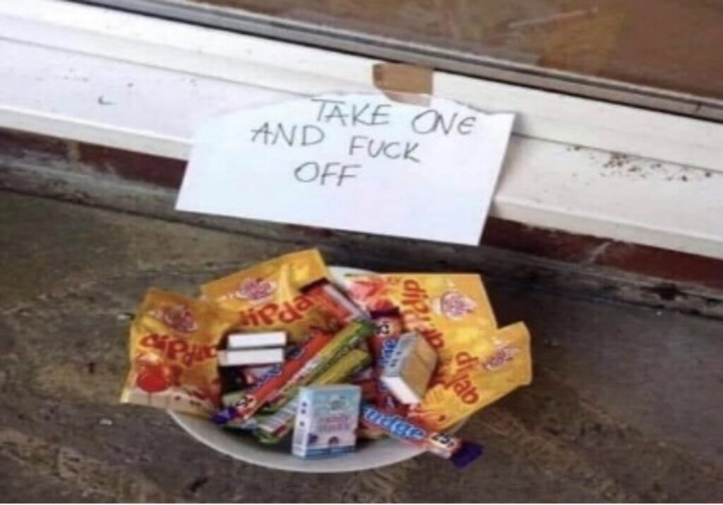 Halloween sweets turn sour in Saxmundham