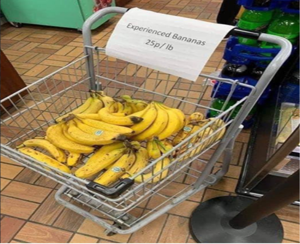 Sainsbury’s bananas for ‘experienced’ shoppers only