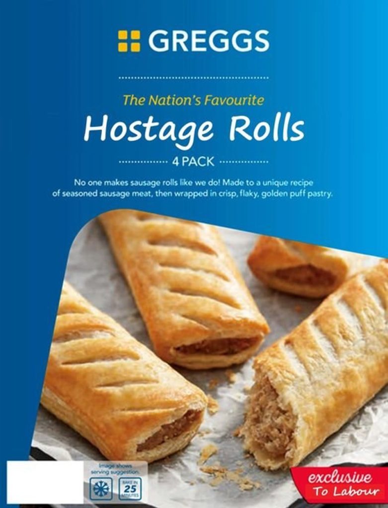 Greggs releases ‘Hostage Rolls’ after Starmer’s sausage cock-up