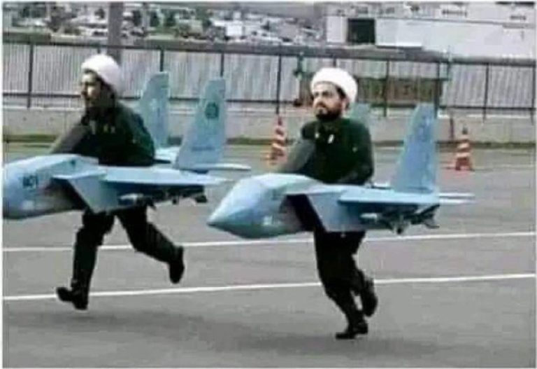Air Farce: Iran scrambles toy aircraft in response to Israeli strikes