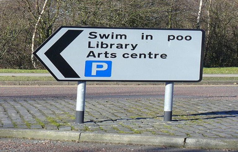 Half-Term plans in deep water as “Swim in Poo” sign appears in Bury St Edmunds