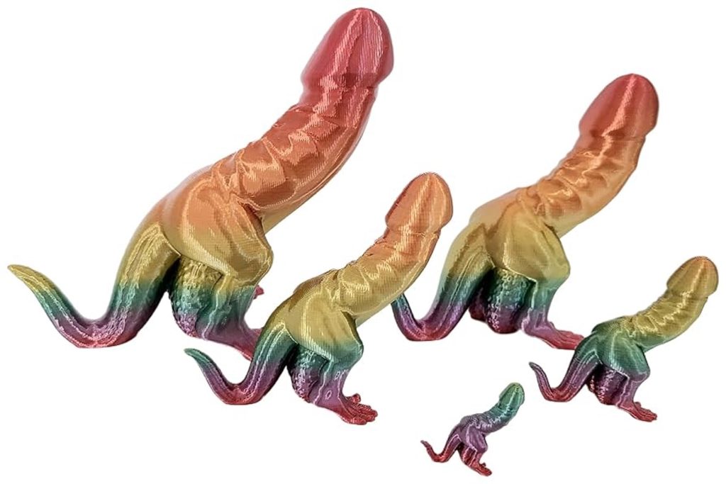 Dickasaurus Rex & Triceracock wow at new dinosaur exhibit