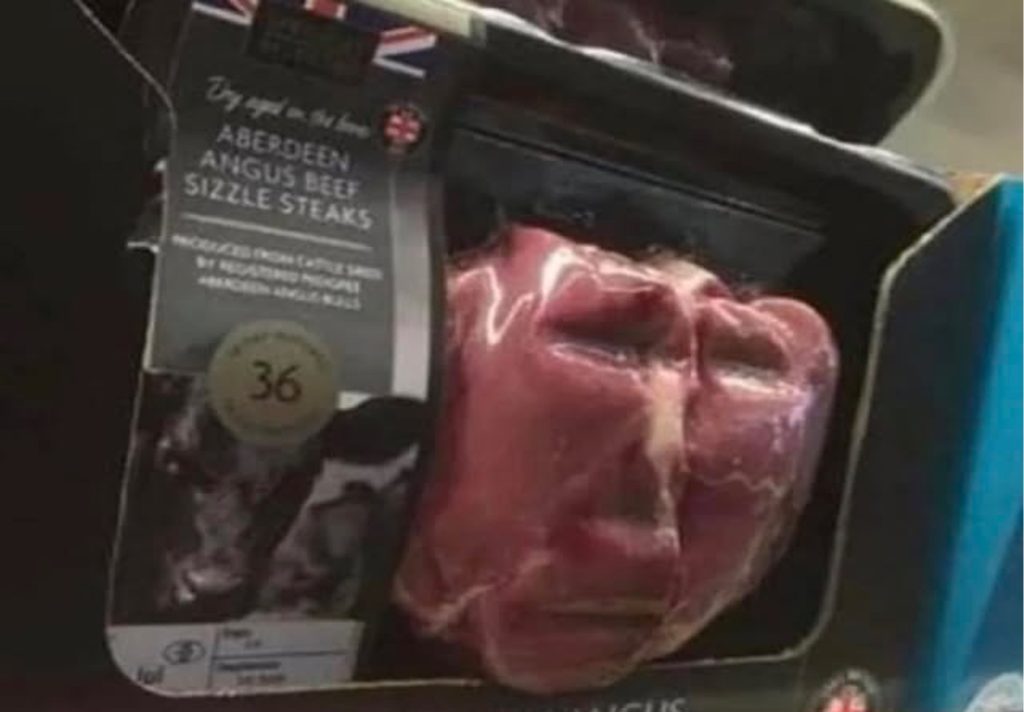 Cold War Chiller as Putin’s Face Found on Aberdeen Angus Steak