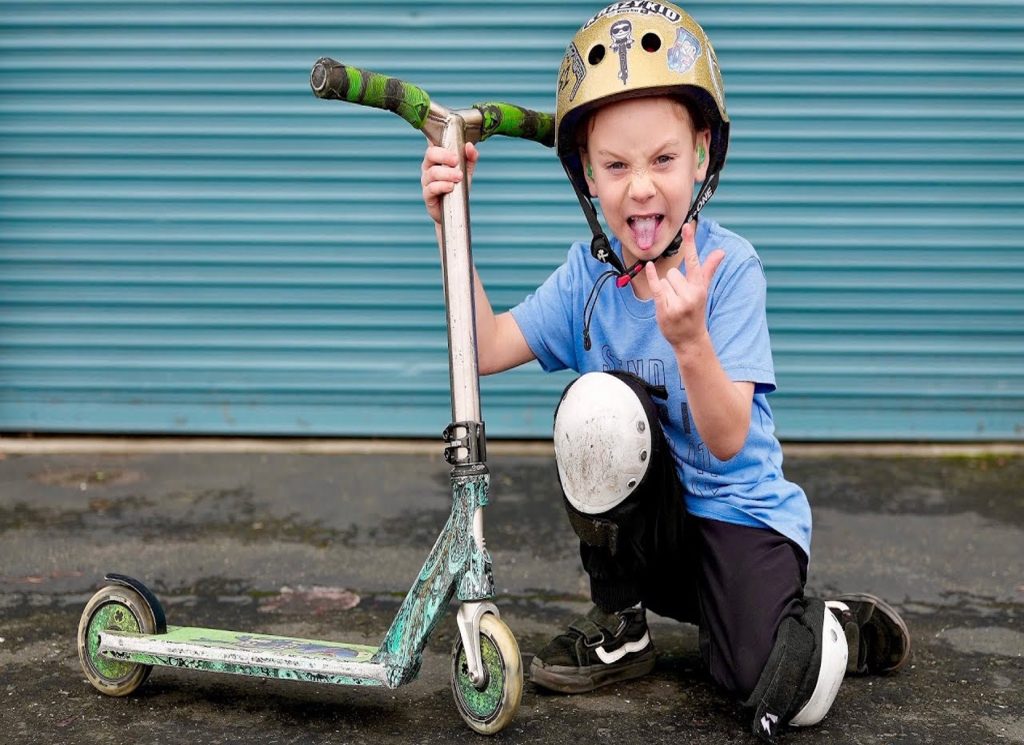 Five-year-old scooter speed demon slapped with points on future driving licence