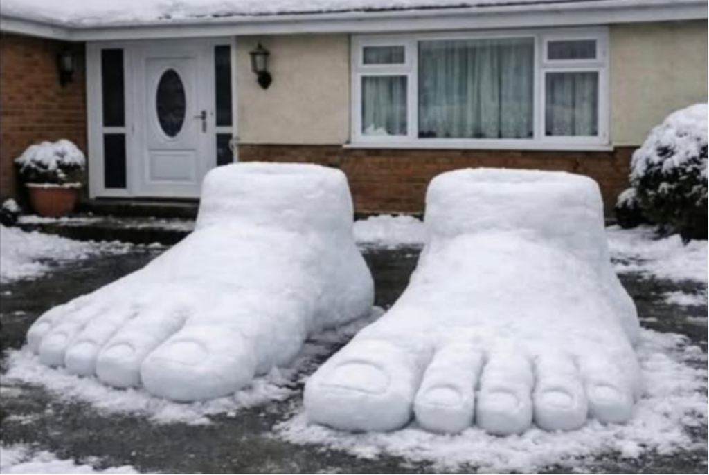 2-feet of snow blocks Ipswich residents’ driveway
