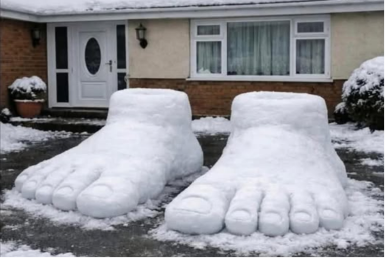 2-feet of snow blocks Ipswich residents’ driveway