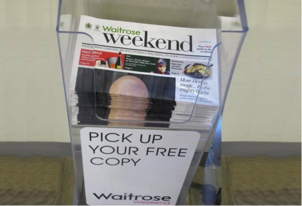 Waitrose newspaper editor left with egg on face after editorial cock-up