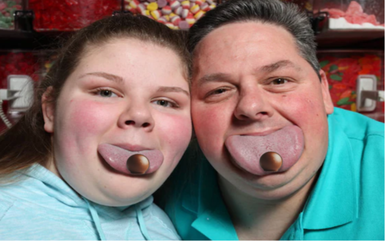 Father–Daughter duo break ‘No-Suck’ Maltesers endurance record