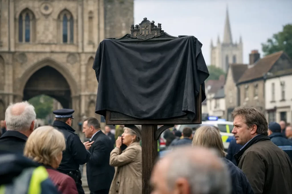 Bury St Edmunds Sign Board Causes Civic Panic