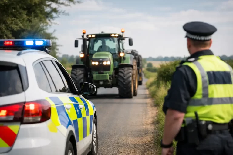Suffolk Police Issue Tractor Speed Warning