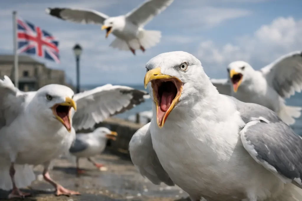 Angry Seagulls: Britain’s Loudest Menace