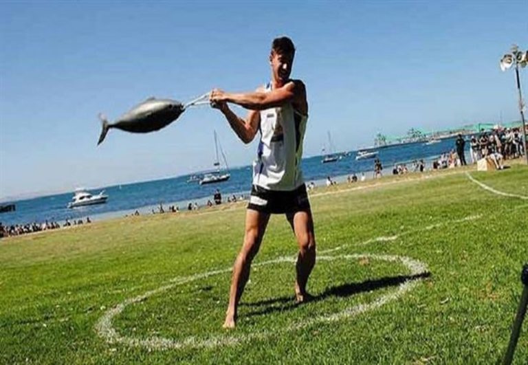 Lob Stirs Crowds Gathering For Suffolk Fish Throwing Championships