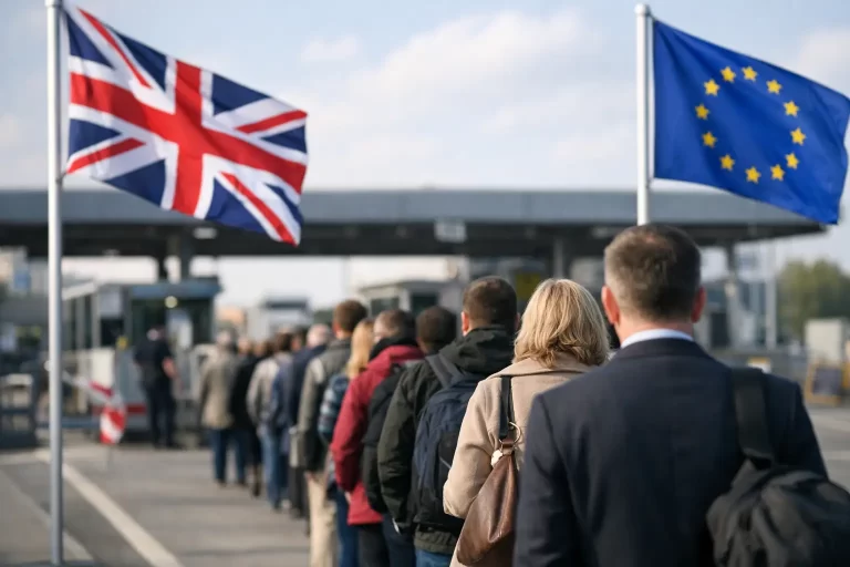 Brexit 10th Anniversary Marked by Queue