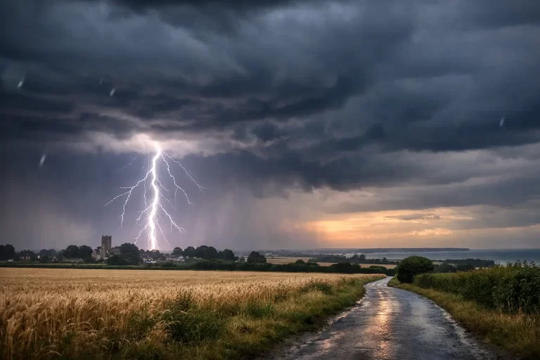 Met Office Thunder Warning Hits Suffolk