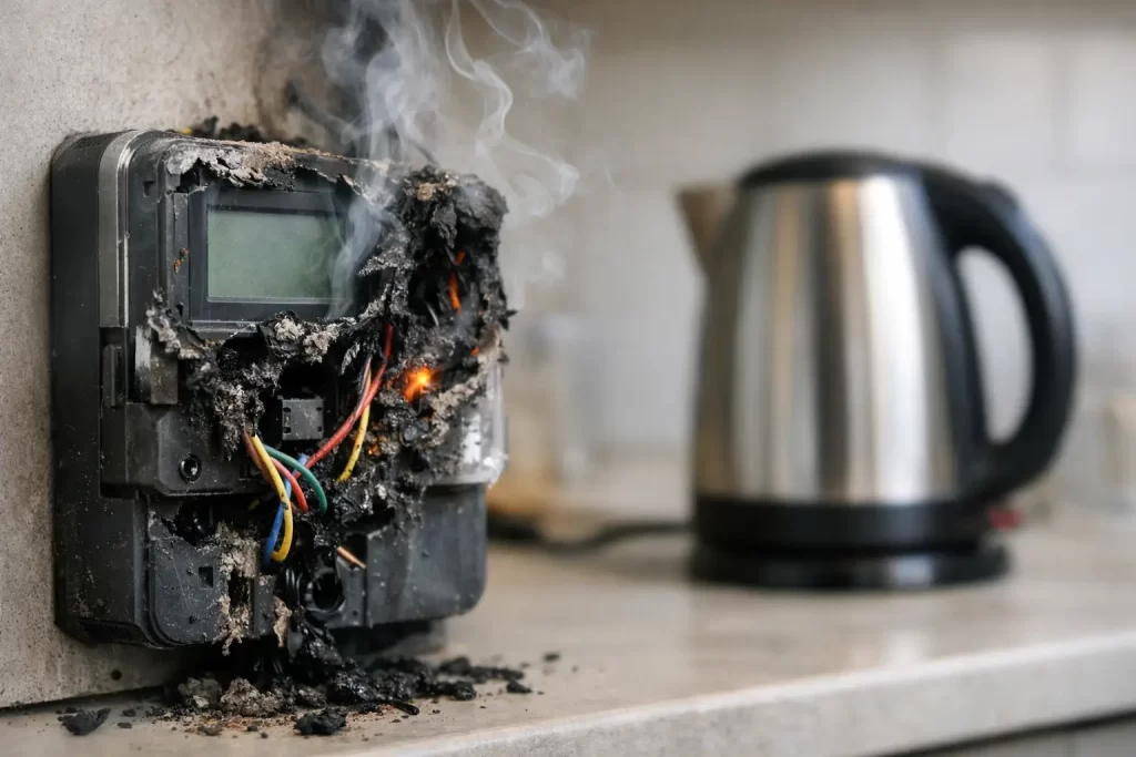 Bury Smart Meter Explodes After Single Kettle