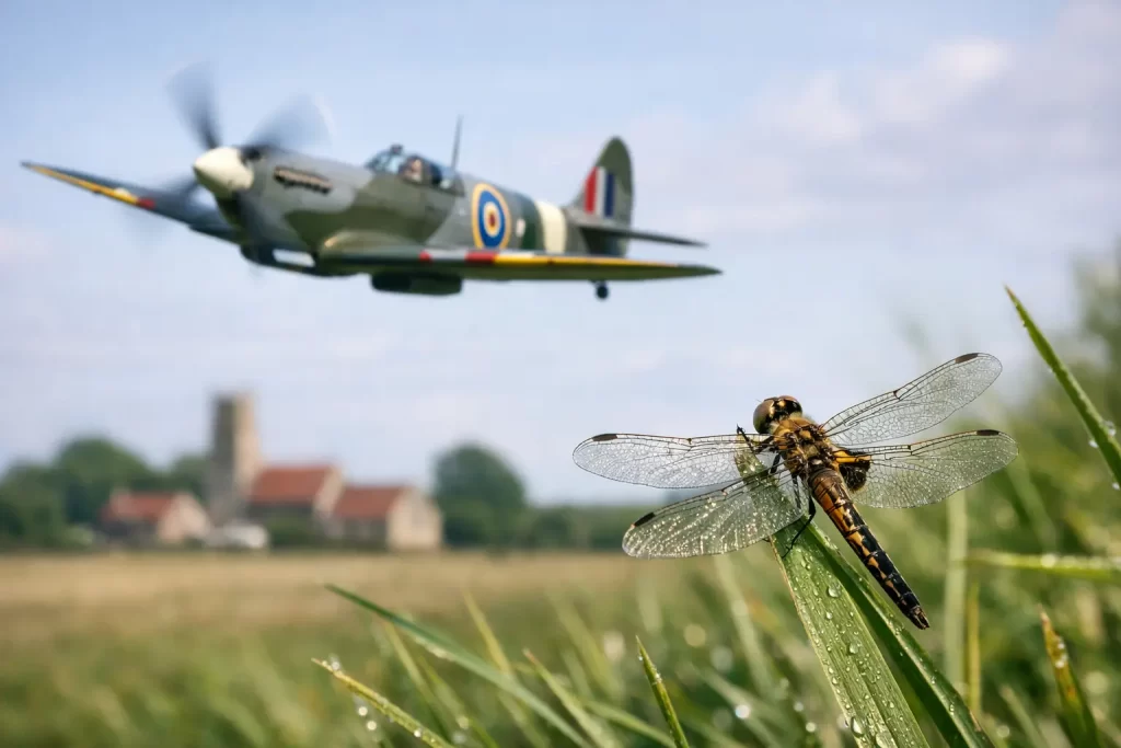Old Buckenham Spitfire Mistaken for Norfolk Insect