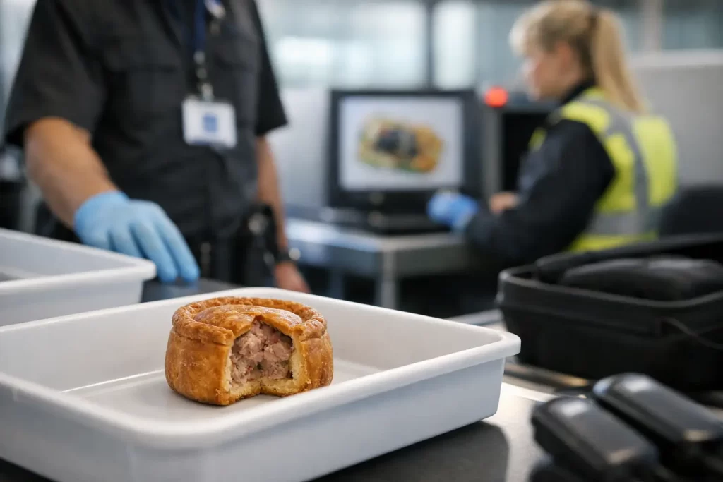 Stansted Security Seizes Emotional Support Pork Pie