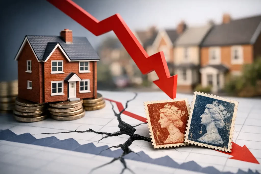 Suffolk House Prices Crash: Two Used Stamps